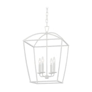 Hudson Valley 8317 Bryant 4-lt 17" Lantern Pendant-White Plaster