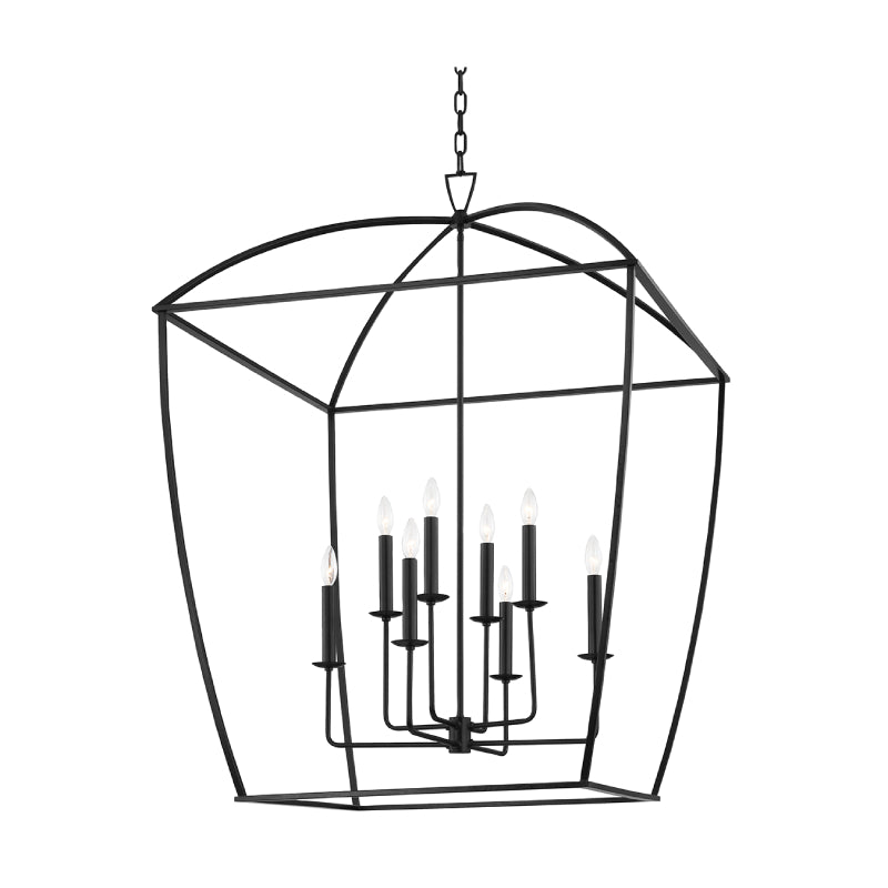Hudson Valley 8334 Bryant 12-lt 34" Lantern Pendant-Aged Iron