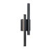 Elan 83702 Idril 2-lt 22" Tall LED Wall Sconce - Matte Black