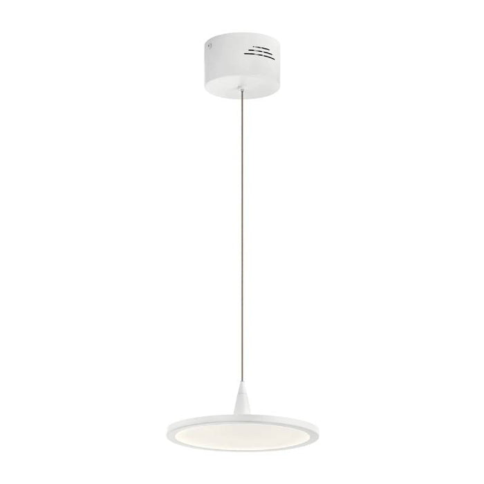 Elan 83962 Jeno 1-lt 9" LED Pendant-White