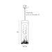 Arteriors 84032 Fatima 1-lt 10" Pendant