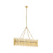 Arteriors 84038 Prescott 10-lt 45" Oval Chandelier
