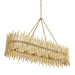 Arteriors 84038 Prescott 10-lt 45" Oval Chandelier