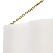 Hinkley 47735 Gwen 8-lt 32" LED Chandelier - Lacquered Brass