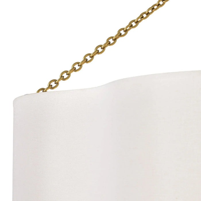 Hinkley 47735 Gwen 8-lt 32" LED Chandelier - Lacquered Brass