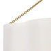 Hinkley 47735 Gwen 8-lt 32" LED Chandelier - Lacquered Brass