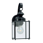Generation 8457 Jamestowne 1-lt 13" Tall Outdoor Wall Lantern - Black