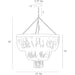 Arteriors 84621 Chappellet 12-lt 33" Chandelier