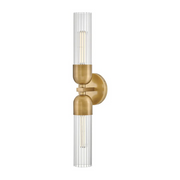 Hinkley 50912 Soren 2-lt 24" Tall LED Wall Sconce - Heritage Brass