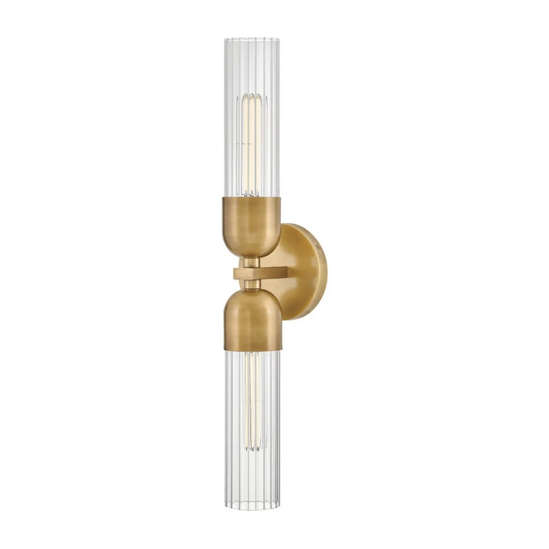 Hinkley 50912 Soren 2-lt 24" Tall LED Wall Sconce - Heritage Brass