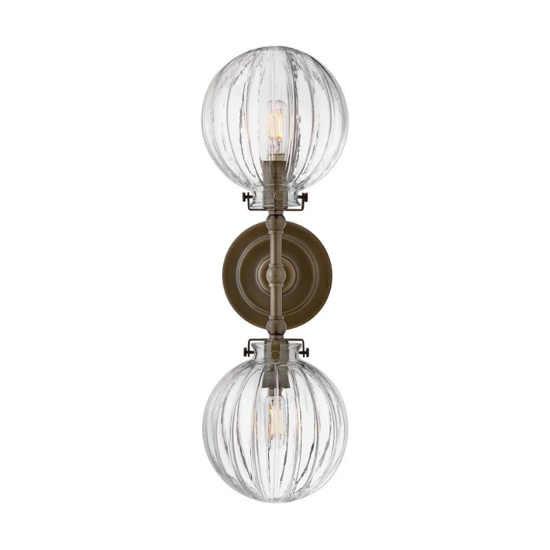 Hinkley 57412 Helene 2-lt 20" Tall LED Wall Sconce - Heritage Bronze