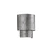 Hudson Valley 8509 Moray 2-lt 9" Tall Wall Sconce - Black Silver Leaf