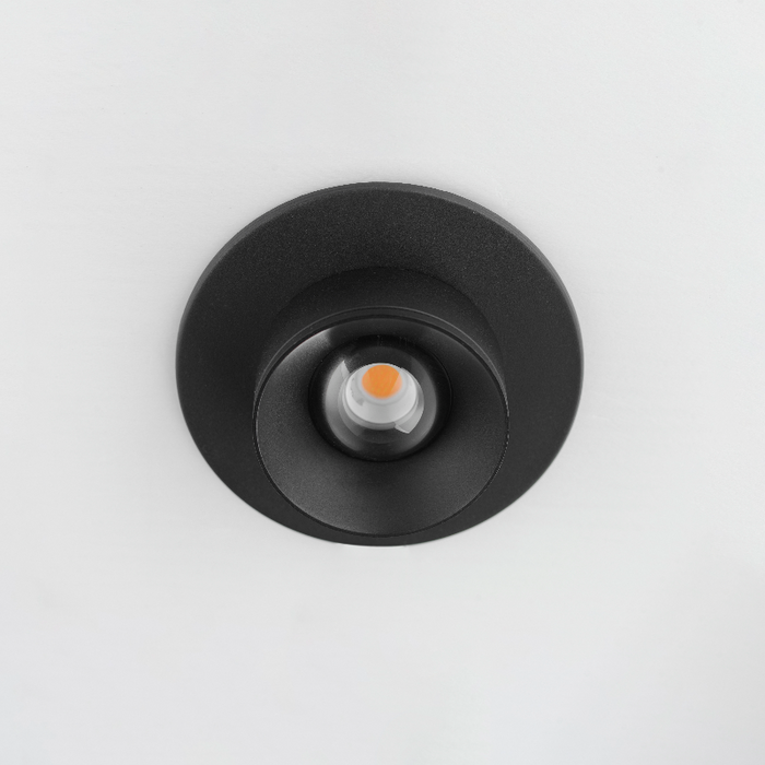 Maxim 86210 Caldera 1-lt 3" LED Flush Mount - Black