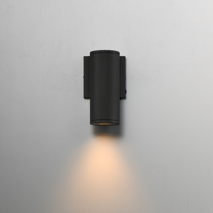 Maxim 86221 Caldera 1-lt 8" Tall LED Outdoor Wall Sconce - Black