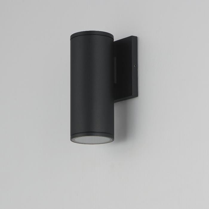Maxim 86221 Caldera 1-lt 8" Tall LED Outdoor Wall Sconce - Black