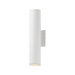 Maxim 86223 Caldera 2-lt 15" Tall LED Outdoor Wall Sconce - White