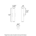 Maxim 86223 Caldera 2-lt 15" Tall LED Outdoor Wall Sconce