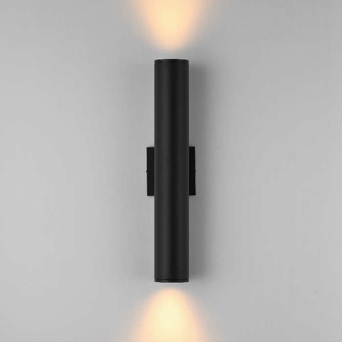 Maxim 86225 Caldera 2-lt 20" Tall LED Outdoor Wall Sconce - Black