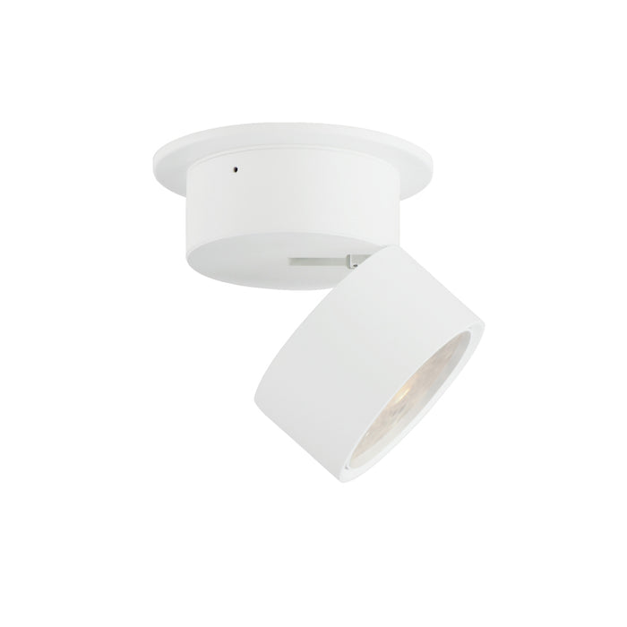 Maxim 86242 Swinger 1-lt 5.25" Adjustable LED Flush Mount-White