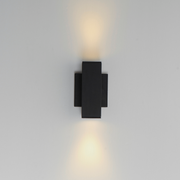 Maxim 86421 Culvert 2-lt 8" Tall LED Outdoor Wall Sconce - Black