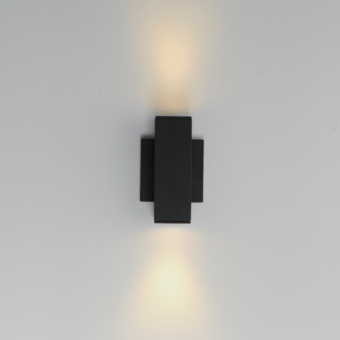 Maxim 86421 Culvert 2-lt 8" Tall LED Outdoor Wall Sconce - Black