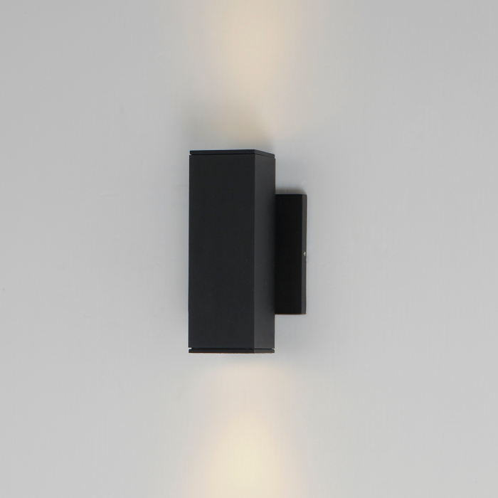 Maxim 86421 Culvert 2-lt 8" Tall LED Outdoor Wall Sconce - Black