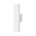Maxim 86423 Culvert 2-lt 15" Tall LED Outdoor Wall Sconce - White