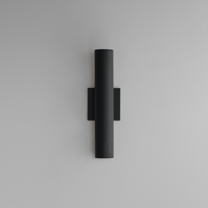 Maxim 86433 Calibro 2-lt 15" Tall LED Outdoor Wall Sconce - Black