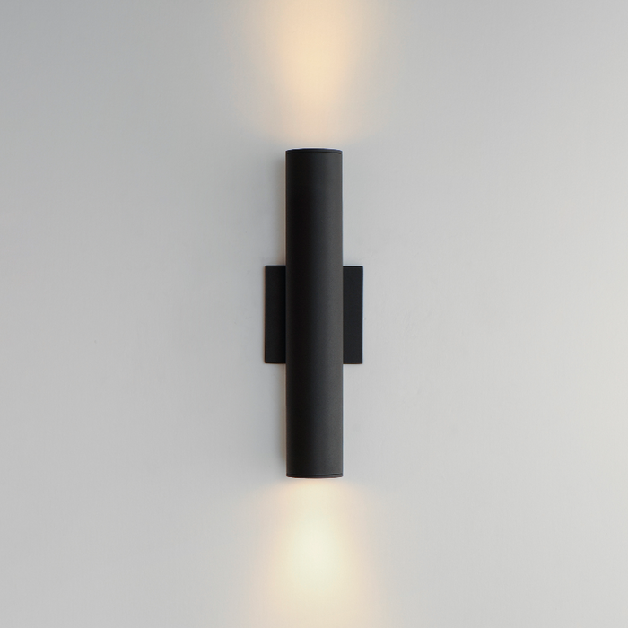 Maxim 86433 Calibro 2-lt 15" Tall LED Outdoor Wall Sconce - Black