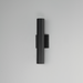 Maxim 86433 Calibro 2-lt 15" Tall LED Outdoor Wall Sconce - Black