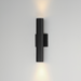 Maxim 86433 Calibro 2-lt 15" Tall LED Outdoor Wall Sconce - Black