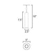 Maxim 86436 Calibro 1-lt 8" LED Outdoor Pendant