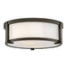 Hinkley 28963 Lowell 2-lt 13" LED Flush Mount - Oil Rubbed Bronze