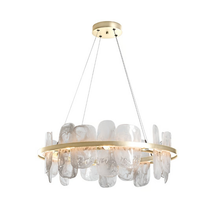 Hubbardton Forge 139660 Vitre 1-lt 38" LED Pendant - Modern Brass