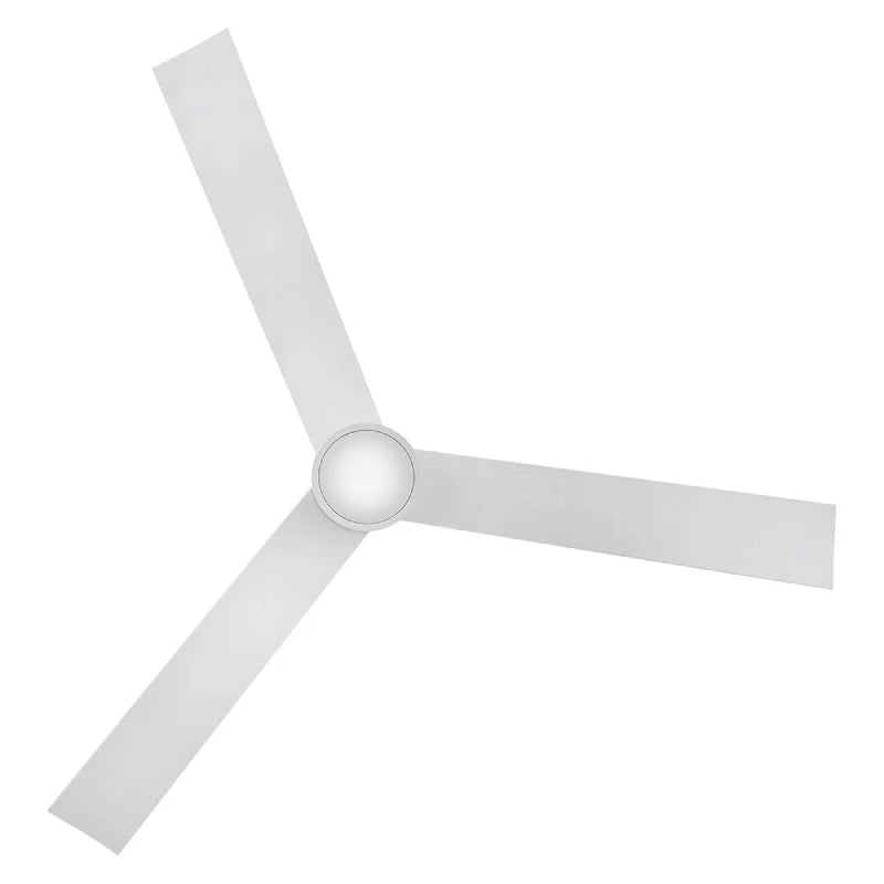 Hinkley 907452 Speck 52" Indoor/Outdoor Smart Ceiling Fan with LED Light Kit - Matte White