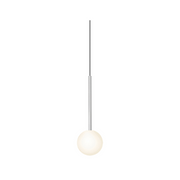 Pablo Designs Bola Sphere 4" LED Pendant - Chrome
