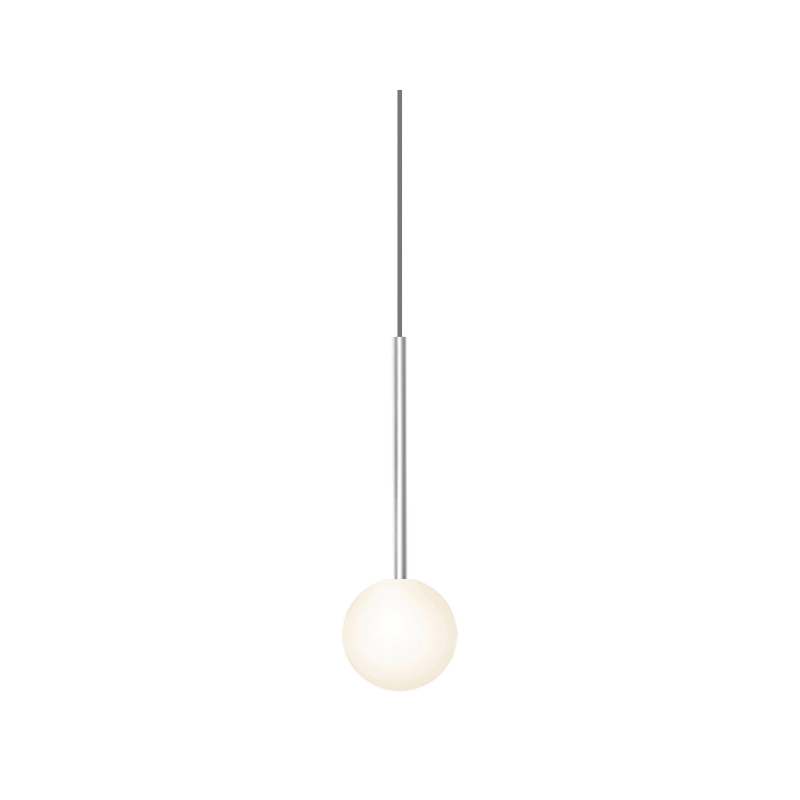 Pablo Designs Bola Sphere 4" LED Pendant - Chrome