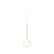 Pablo Designs Bola Sphere 4" LED Pendant - Brass