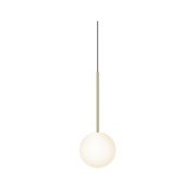 Pablo Designs Bola Sphere 5" LED Pendant - Brass