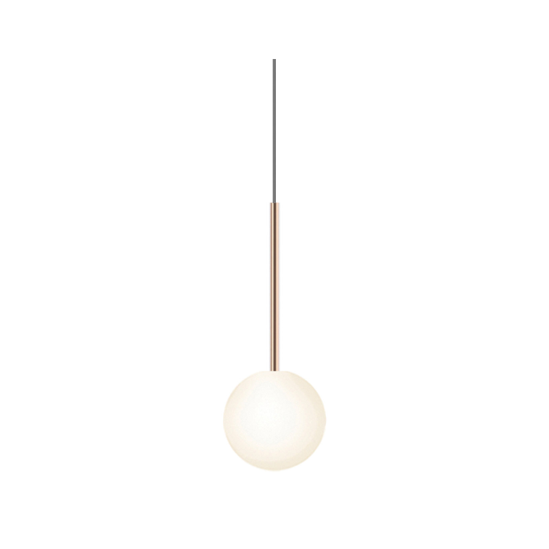 Pablo Designs Bola Sphere 5" LED Pendant - Rose Gold
