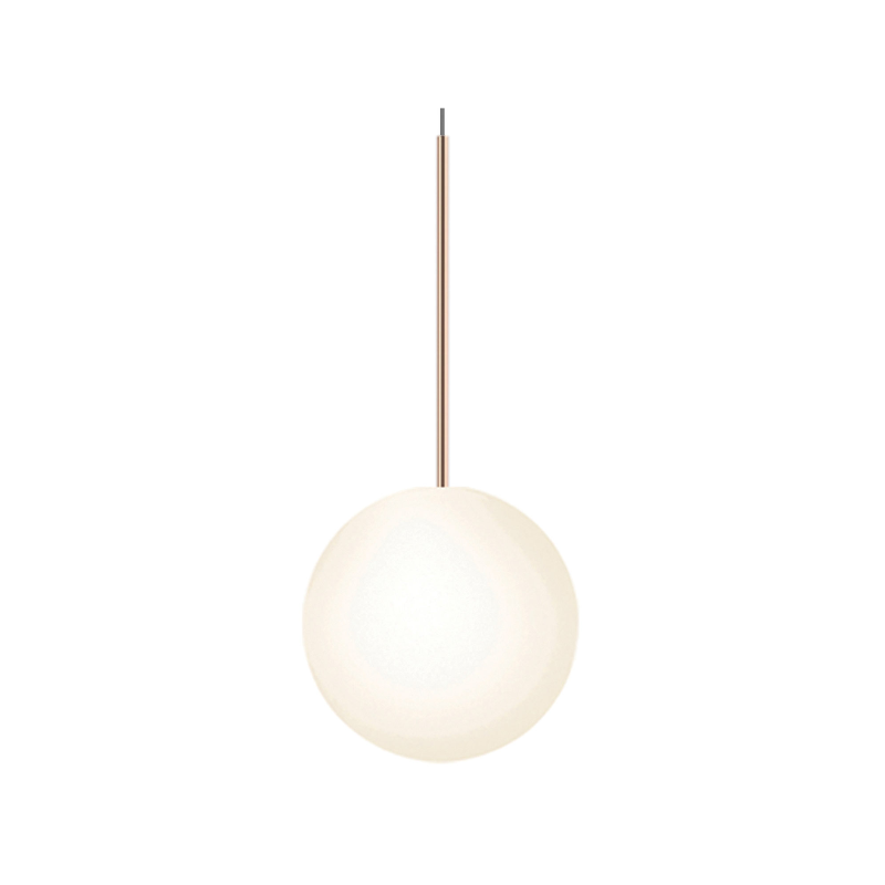 Pablo Designs Bola Sphere 10" LED Pendant - Rose Gold