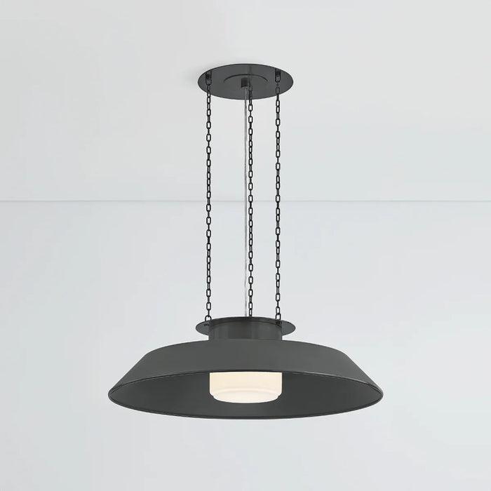 Hudson Valley 8832 Woodrow 1-lt 32" Pendant - Distressed Bronze
