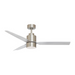 Maxim 88708 Falcon 52" Indoor/Outdoor Ceiling Fan with LED Light Kit - Satin Nickel