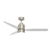 Maxim 88717 Falcon DC 52" Outdoor Ceiling Fan with LED Light Kit - Satin Nickel