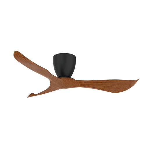 Maxim 88753 Keanu 56" Outdoor Hugger Ceiling Fan - Black with Walnut Blades