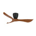 Maxim 88753 Keanu 56" Outdoor Hugger Ceiling Fan - Black with Walnut Blades