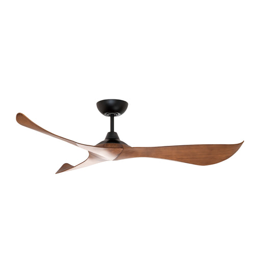 Maxim 88754 Keanu 56" Outdoor Ceiling Fan - Black with Walnut Blades