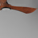 Maxim 88755 Keanu 56" Outdoor Ceiling Fan with LED Light Kit - Black with Walnut Blades