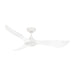 Maxim 88755 Keanu 56" Outdoor Ceiling Fan with LED Light Kit - Matte White