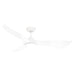 Maxim 88755 Keanu 56" Outdoor Ceiling Fan with LED Light Kit - Matte White